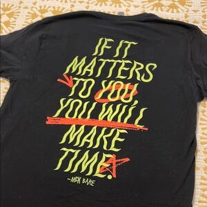 BPN Bare Performance Nutrition Black Tee Mens Large